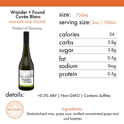 Wander + Found Non-Alcoholic Cuvée Blanc