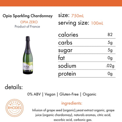 Opia Alcohol-Free Sparkling Chardonnay
