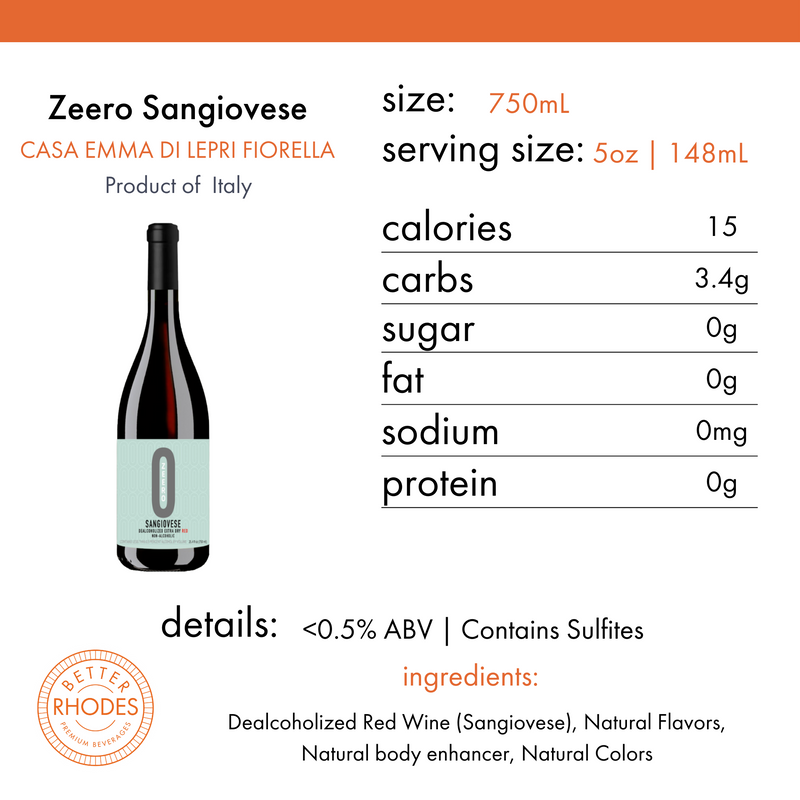 Zeero Non-Alcoholic Sangiovese